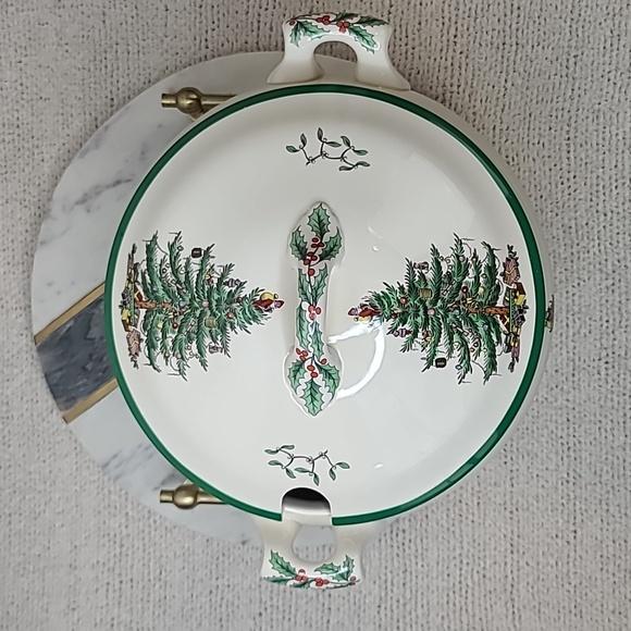 Spode Christmas Tree Ceramic Soup Tureen - Picture 10 of 17